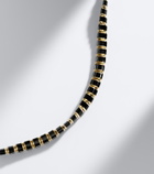 David Yurman Spiritual Beads 18kt gold bracelet with onyx