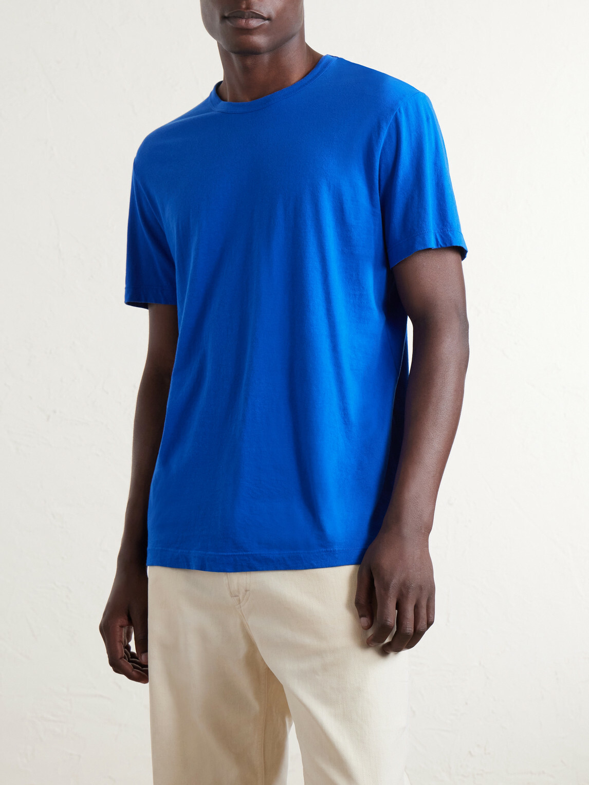 James Perse - Cotton Jersey T-Shirt - Blue