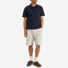 Universal Works Men's Newlyn Light Weight Terry Polo in Bright Navy