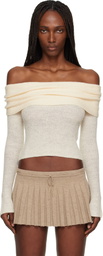GUIZIO Off-White Marlowe Top