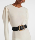 Gabriela Hearst Simone Large leather belt