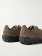 Diemme - Movida Rubber-Trimmed Suede Sneakers - Brown