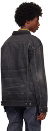 Calvin Klein Black Elongated Denim Jacket