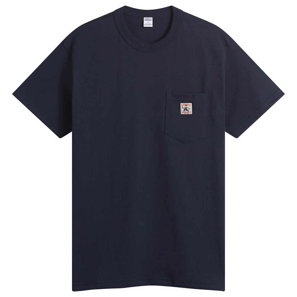 Randy's Garments Men's Randy’s Garments INC. Logo Pocket T-Shirt in Navy