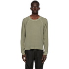 John Elliott Khaki Thermal Long Sleeve T-Shirt