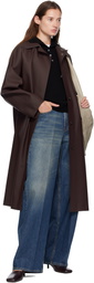 KASSL Editions Brown Original Below Rubber Coat