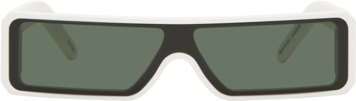 Photo: Rick Owens White Hollywood Geth Sunglasses