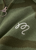 Malbon Verdant Logo-embroidered Patterned Cotton-knit Jumper Olive