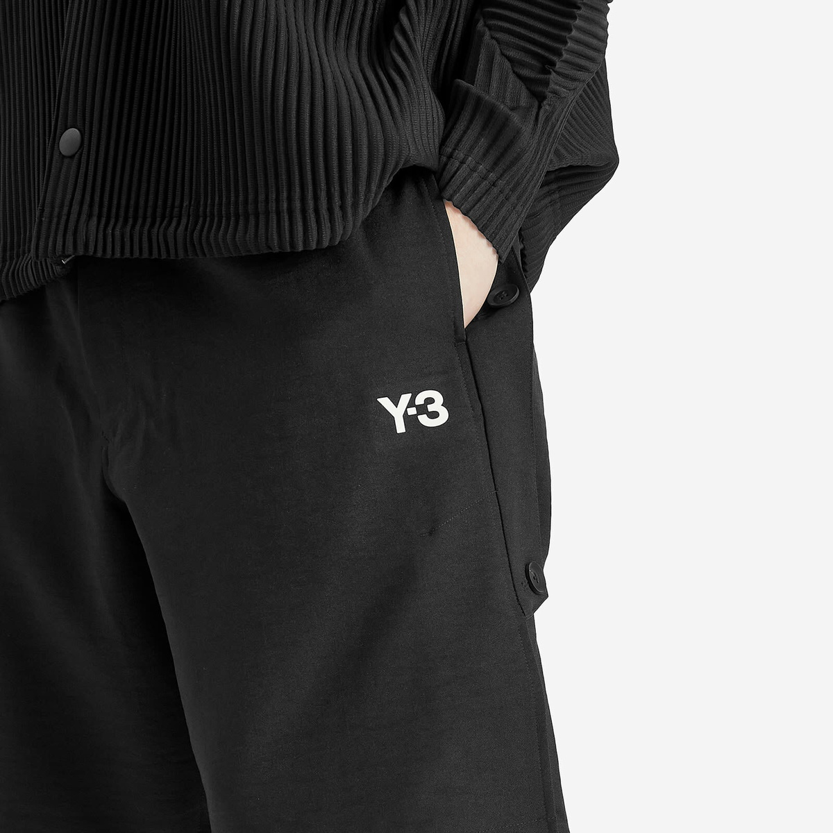 パンツ Y-3 25ss SPORT UNIFORM 3-STRIPES SHORTS Y-3 Men's Sport Uniform 3 Stripe Shorts in Black Y-3