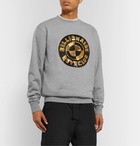 Billionaire Boys Club - Logo-Embellished Mélange Loopback Cotton-Jersey Sweatshirt - Gray