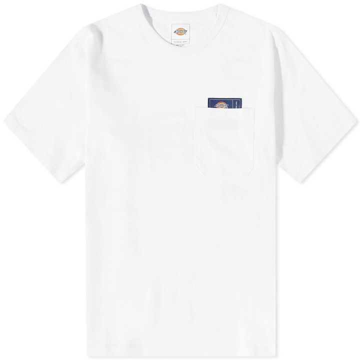 Photo: Dickies x POP Trading Company Pocket T-Shirt in White