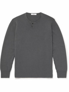 Mr P. - Virgin Wool Henley Sweater - Gray