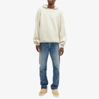 Fear of God Men's Boucle Knitted Hoodie in Lemon Cream