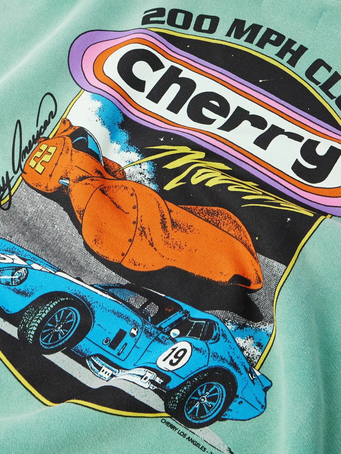 Cherry Los Angeles - Logo-Print Cotton-Jersey Sweatshirt - Green