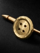 Octavia Elizabeth - Button Tux Set of Four Hammered 18-Karat Gold Shirt Studs