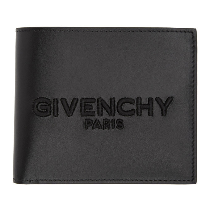 Photo: Givenchy Black Embroidered Logo Wallet