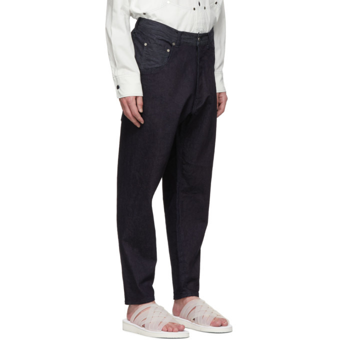 Fumito Ganryu Black Tapered Lounge Pants Fumito Ganryu