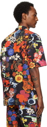 Moschino Multicolor Allover Flowers Shirt