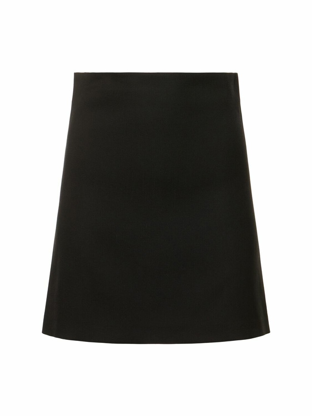 Photo: PHILOSOPHY DI LORENZO SERAFINI Linen Blend Mini Skirt