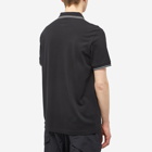 Stone Island Men's Patch Polo Shirt in Black
