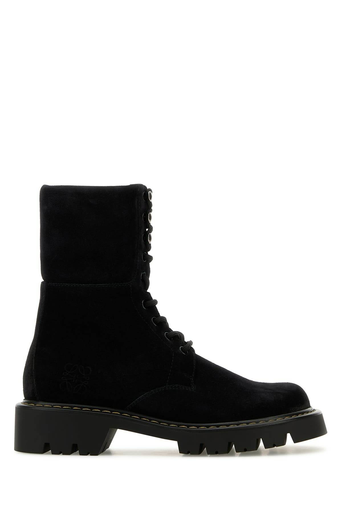 Loewe Anagram leather ankle boots Loewe