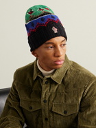 Moncler Grenoble - Logo-Appliquéd Jacquard Wool-Blend Beanie