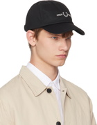 Fred Perry Black Graphic Branding Cap