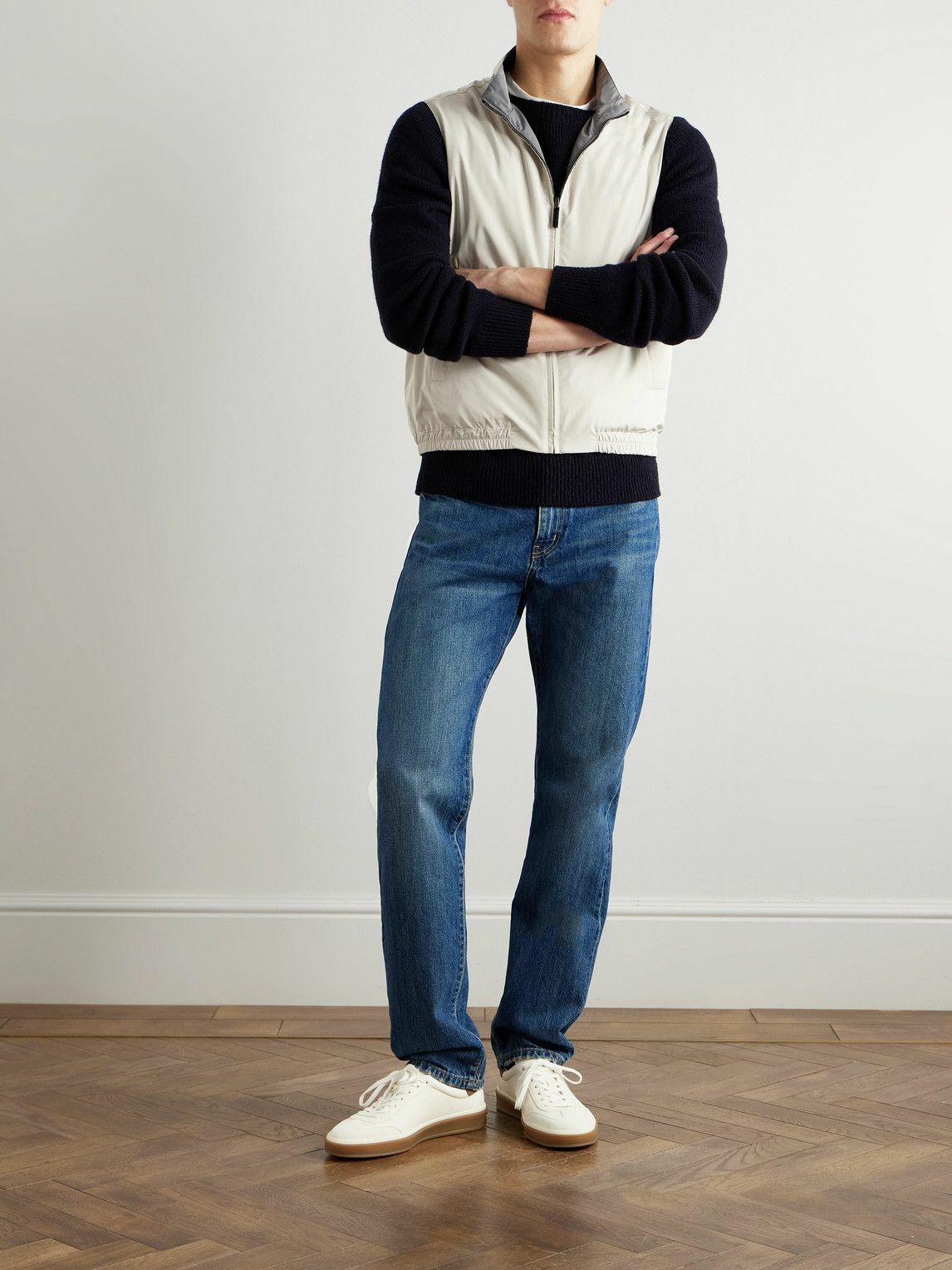 Canali - Reversible Shell Gilet - Neutrals
