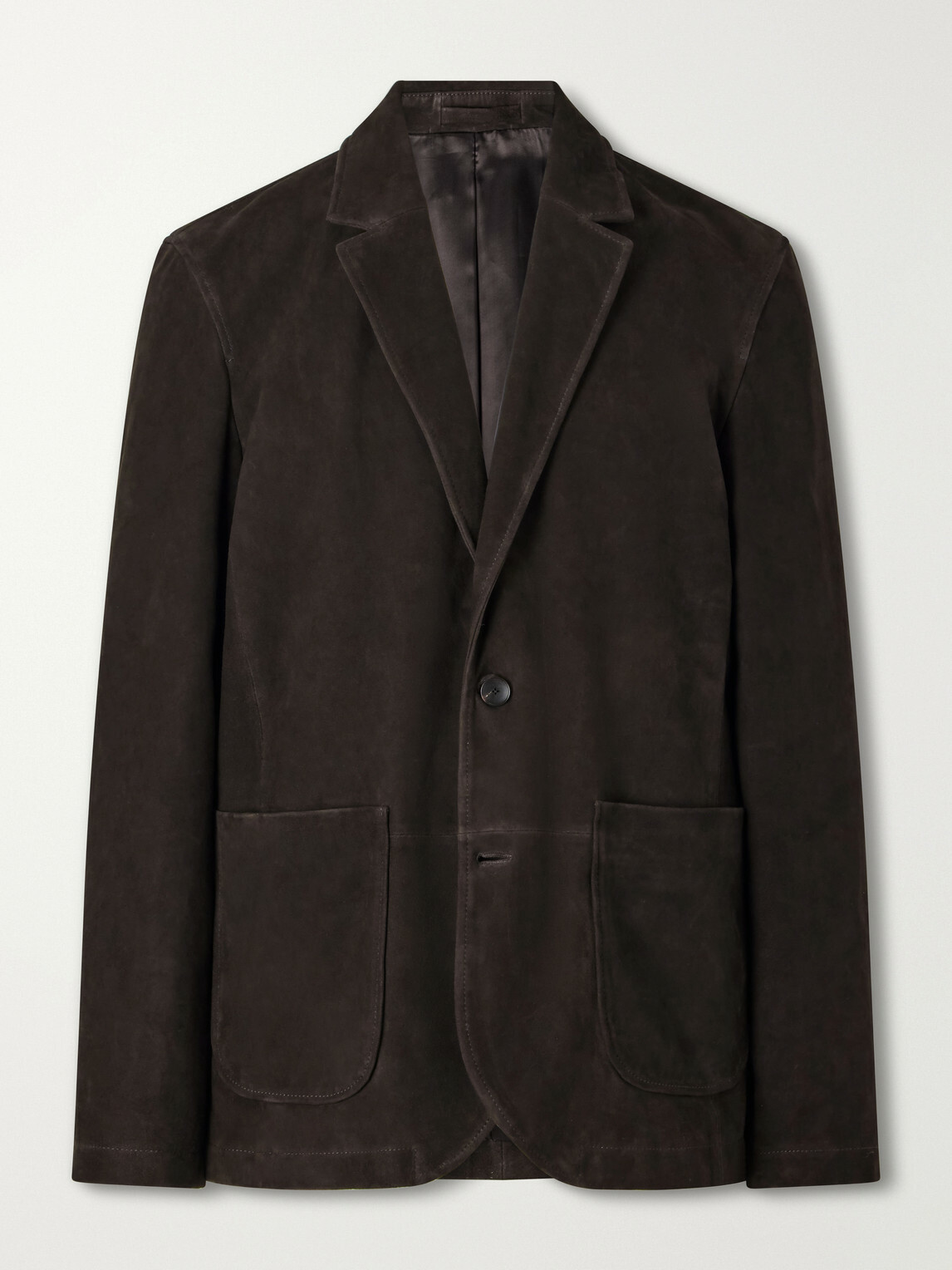 Mr P. - Suede Suit Jacket - Brown