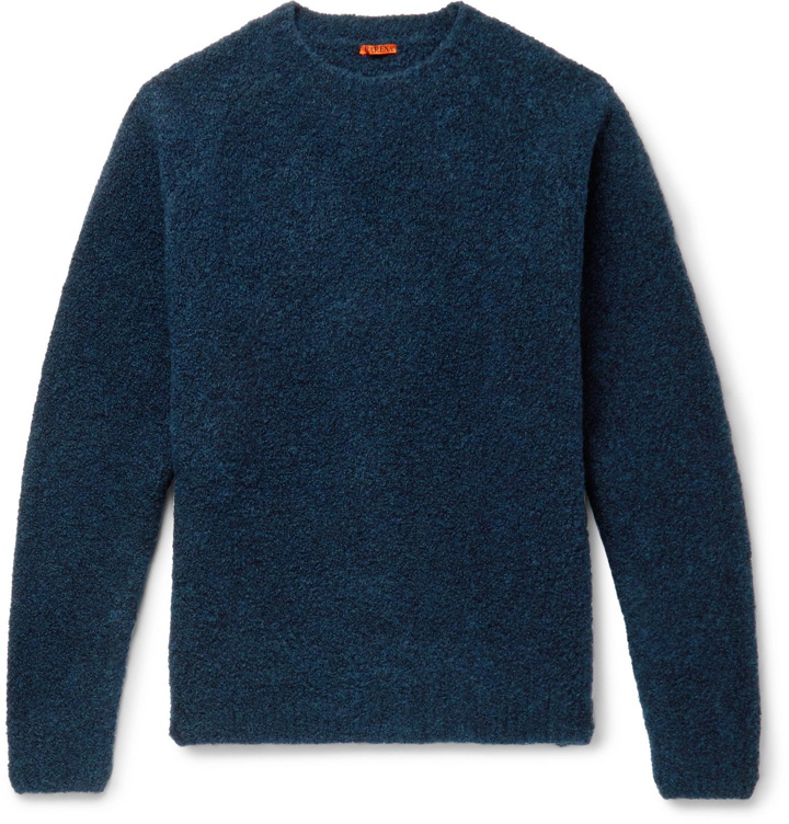 Photo: Barena - Mélange Wool-Blend Sweater - Blue