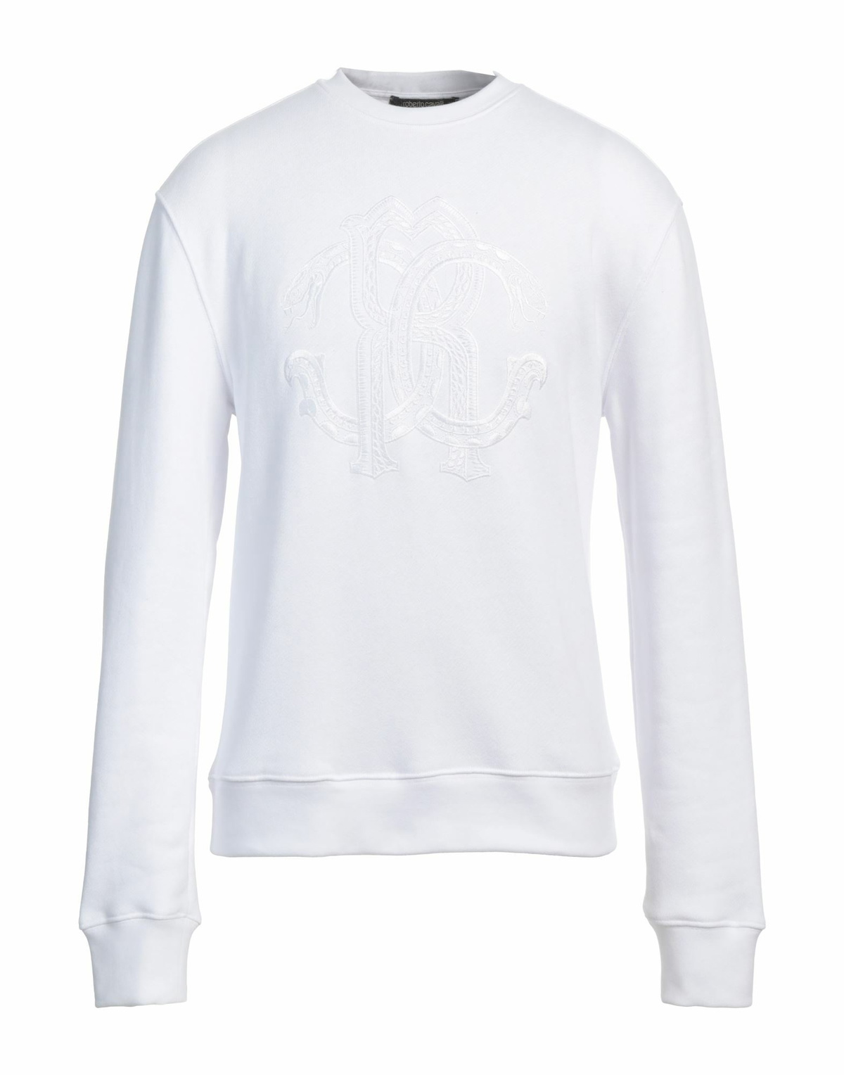 Roberto Cavalli Mens Sweatshirt in White
