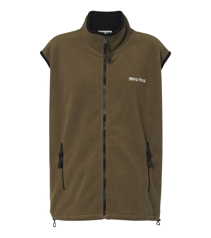 Photo: Miu Miu Fleece vest