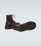 Brunello Cucinelli Leather lace-up boots