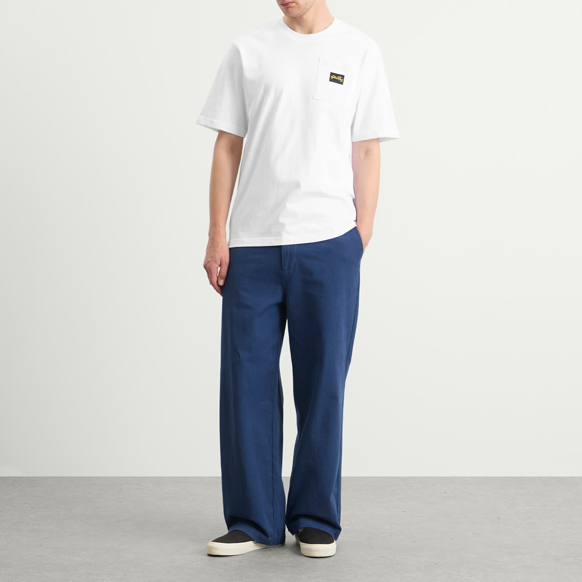 Stan Ray Men's Patch Pocket T-Shirt in White