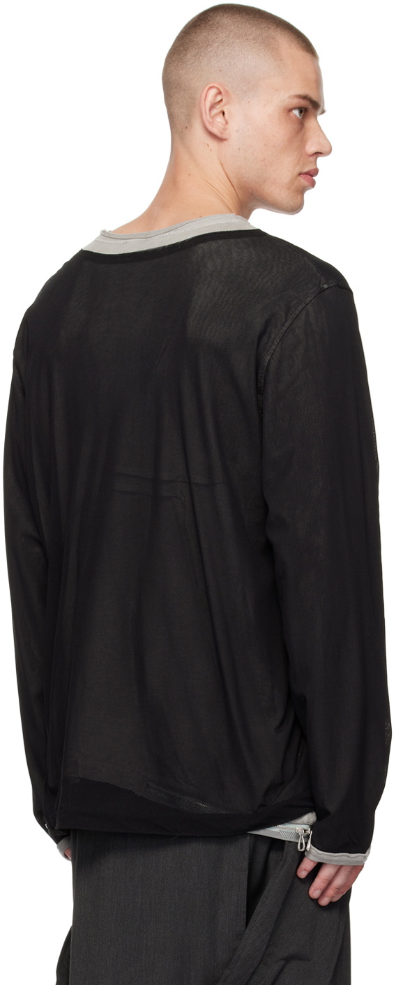 Kiko Kostadinov Black & Gray Knox T-shirt Kiko Kostadinov