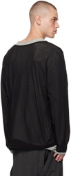 Kiko Kostadinov Black & Gray Knox T-shirt