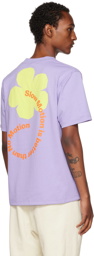 UNNA Purple Flower T-Shirt