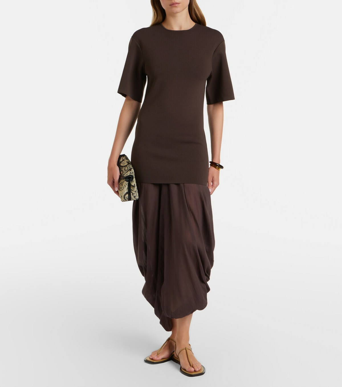 Toteme Cocoon jersey midi dress