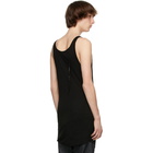 11 by Boris Bidjan Saberi Black Knit Tank Top