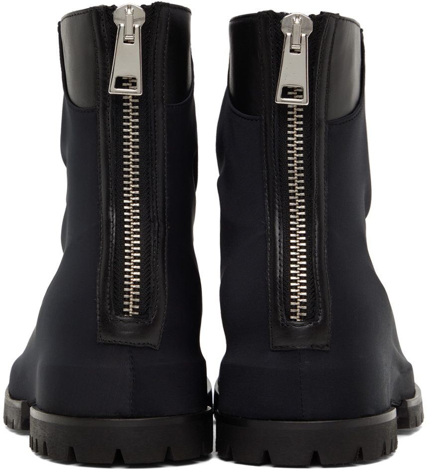 靴 Imakoko 424 / Marathon Leather Boots 424 Black Marathon Boots 424