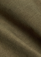 Rhude Parachute Linen-blend Cargo Trousers Olive