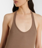 Tom Ford Racerback jersey maxi dress