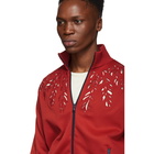 Stella McCartney Red Embroidery London Track Jacket