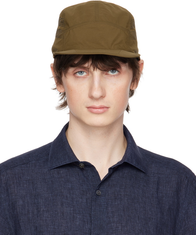 Photo: ZEGNA Khaki Perforated Cap