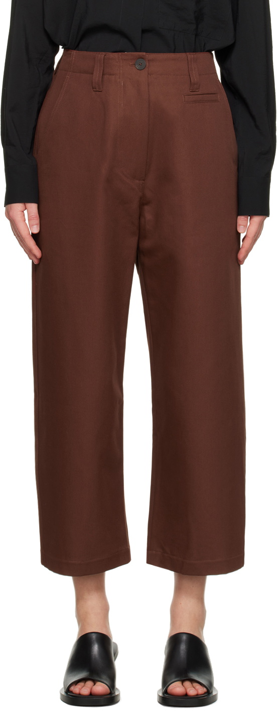 Studio Nicholson Brown Asher Trousers Studio Nicholson