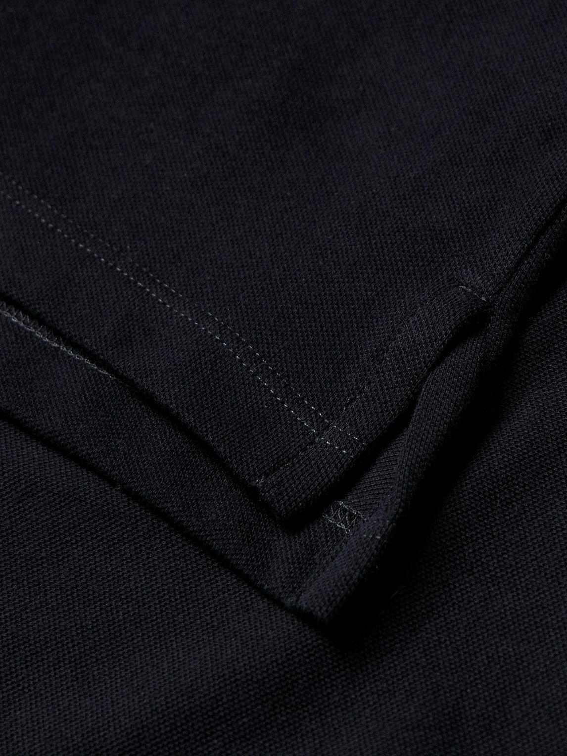 De Petrillo - Cotton-Piqué Polo Shirt - Blue