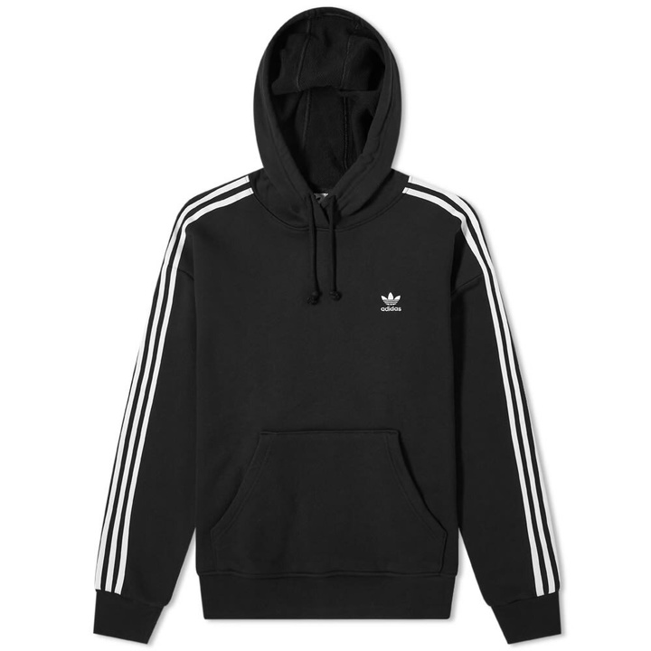 Photo: Adidas Women's 3 Stripe Hoody in Black