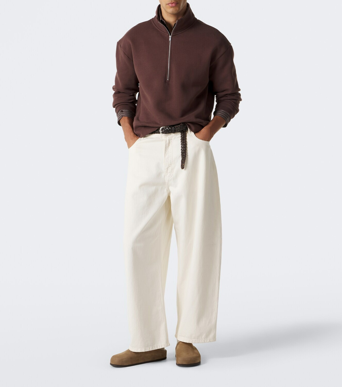 Studio Nicholson Wearing leather mules