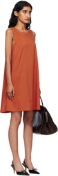 Max Mara Orange Campale Minidress