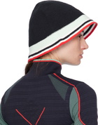 Casablanca Black Stripe Crochet Bucket Hat